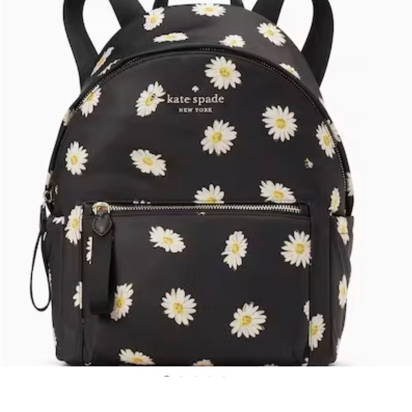 NWT Kate Spade Chelsea daisy medium backpack bundle includes cosmetic bag $378 - Picture 2 of 13
